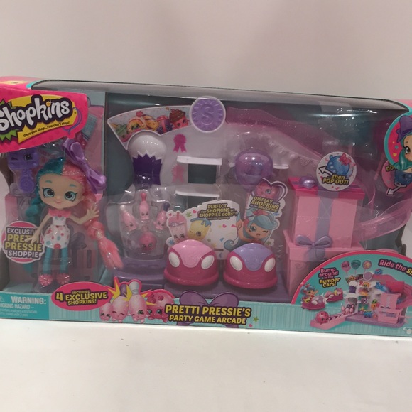 SHOPKINS Pretty Pressie’s Party Game Arcade Exclusive Dolls NEW - Picture 3 of 3